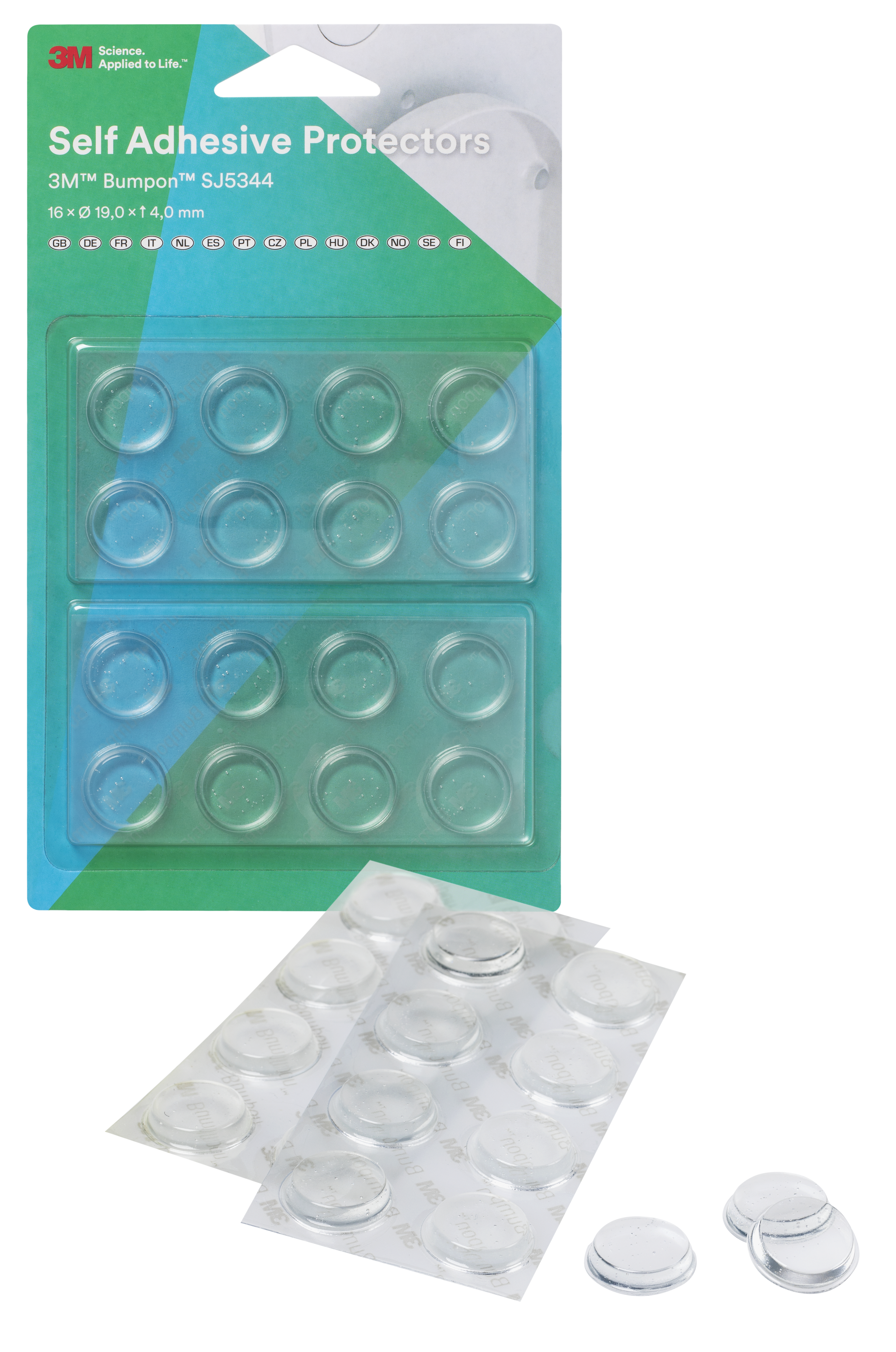 3M Elastikpuffer SJ-5344BL transparent